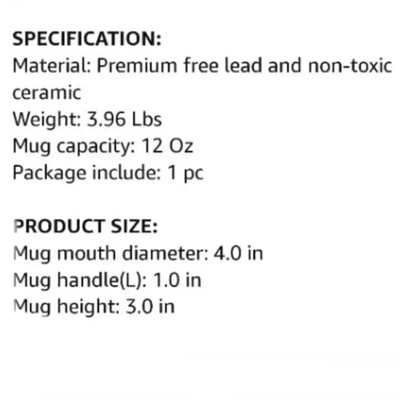 Super Yes Coffee-Mug, Handmade Hand-painted Floral Ceramic-Mug, 12 OZ Cup - Picture 7 of 7